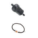 2x 6mm/8mm Mini Gas Hose Line Fuel Filter for Dirt Pocket Bike Quad