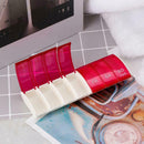 7 Days Pill Case 7 Grids Mini Medicine Splitter Tablet Storage Box (Red)