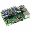 4 Ports USB HUB HAT For Raspberry Pi 3 / 2 / Zero W Extension Board USB To  R5K5