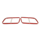 Stainless Steel Car Exhaust Pipe Tail Throat Decor Frame Trim Cover Liner A