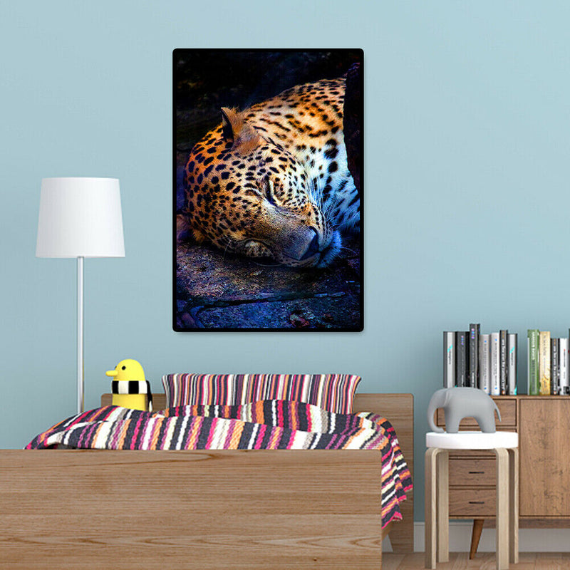 1000 Pieces Paper Jigsaw Puzzles Sleeping Cheetah Assembling Picture Craft