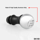 Car Shift Knob Head Modified 5 Gears Shifter Lever Replacement for Peugeot 306