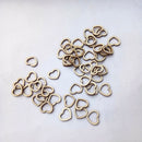 50 Pieces Unfinished Wood Hollow Heart Shape Wooden Plaque Embellishments