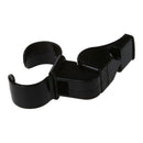 Black Plastic Pealess Finger Grip Sports Referee Whistle