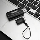 USB 2.0 Audio Video Capture Card HDMI 1080P Acquisition (+USB 3.1 Adapter) A