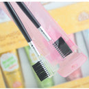2016 Eyebrow Eyelash Dual-Comb Extension Brush Comb Cosmetic Makeup Tool  ES