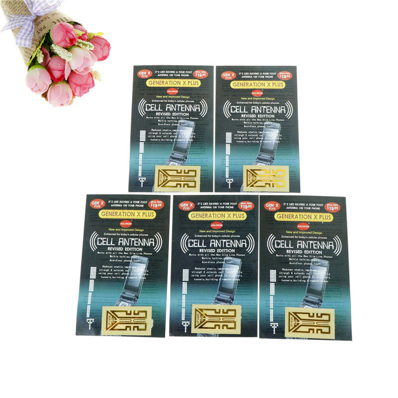 5pcs Universal Gen X Antenna Signal Booster For Any Smartphone Cell Phlj