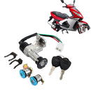 Key Ignition Switch Lock Gas Cap For Chinese 50 150 cc GY6 Taotao Roketa Sco dgh