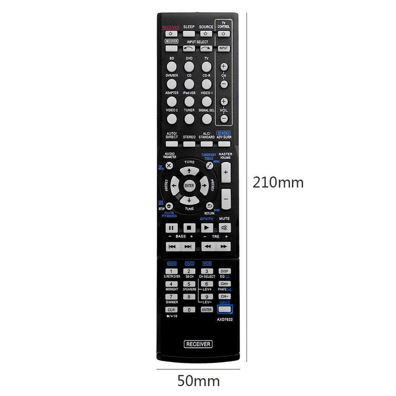 Replacement TV Remote Controller for Pioneer VSX-521 AXD7660 VSX-422-K AXD7662