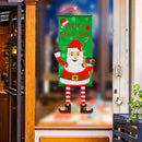 Christmas Hanging Flags Door Curtain Festival Decor Banners (Santa Claus) A