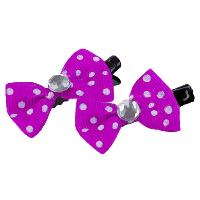 10pcs Colorful Pet Grooming Accessories Cat Dog Hair Bows Hair Clips Beauty Kit