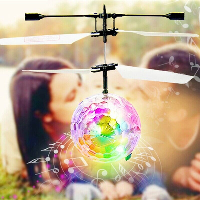 Fantastic Infrared Induction Drone Flying Flash Disco Colorful Shining LED  G3N9