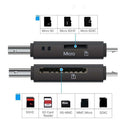 Micro USB+USB OTG Card Reader USB3.0 Memory Card Adapter for PC Mobile Phone