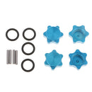 Wheel 17mm Hex Hub 30mm Extension Adapter Combiner for 1/8 HSP RC Car Blue