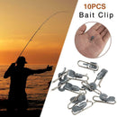 10 Pcs Fishing Bait Clip Strong Nice Swivels Lock Snaps Fishing Accessories NEW