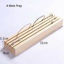 New Fashion Nature Solid Wood Ring Bangle Display Holder Jewelry Display StaL9D6