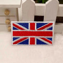 UK Flag Embroidered Iron / Sew On  Patch United Kingdom Badge Transfer M&O