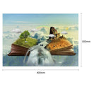 5D DIY Full Round Diamond Painting Book World Cross Stitch Embroidery Kit