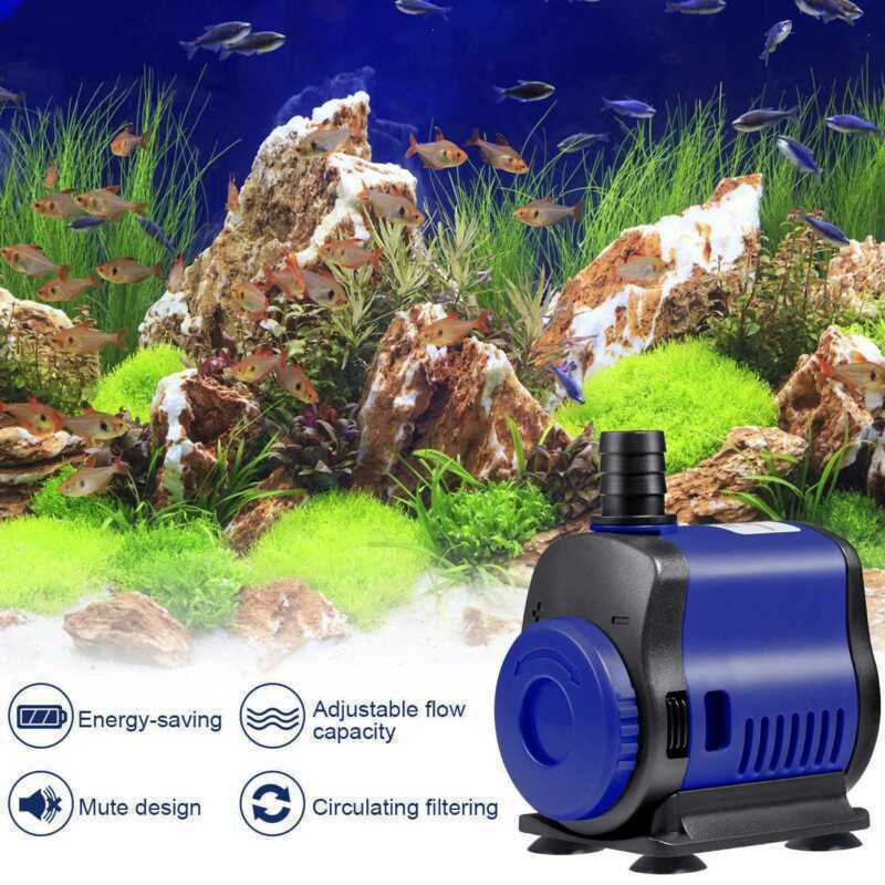 5W 500L/H Electric Submersible Water Pump Eco Aquarium Fish Tank Pond Fountain
