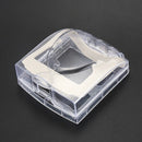 Bathroom Wall Switch Flip Cap Splash Proof Waterproof Cover Box Clear D2H5