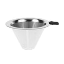 400Ml Pour Over Coffee Maker Drip Thicken Glass Container Hand Percolators
