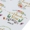 80pcs/10sheet Gift Sealing Stickers Thank you Design Diary Scrapbooking StiSEAU