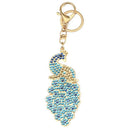 3pcs Key Chains Peacock Keyring Purse Bag Crystal Charm Pendant Necklac SKF