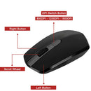 Type C Wireless Mouse, 2.4GHz USB C Wireless Mouse DPI Adjustment Compatible for