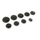 9Pack 9Size Snap-On Front Lens Cap Cover for Canon Nikon DSLR Camera Lenses