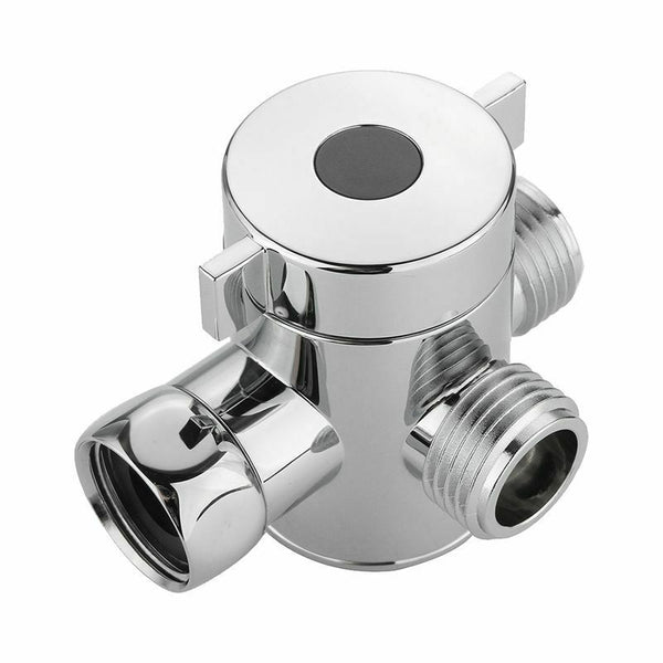1/2 inch 3 Way T-adapter Toilet Bidet Bath Shower Head Arm Mounted Divertee V2X9