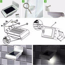 Durable 16LED Waterproof Solar Energy Lamp Human Body Induction Wall Lamp