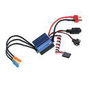 35A Brushless ESC Electronic Speed Control Metal Blue for 1/14 1/12 RC Car