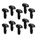 10 Pieces Plastic Snap Hooks Buckles for 25mm Webbing Strap Luggage Backpack