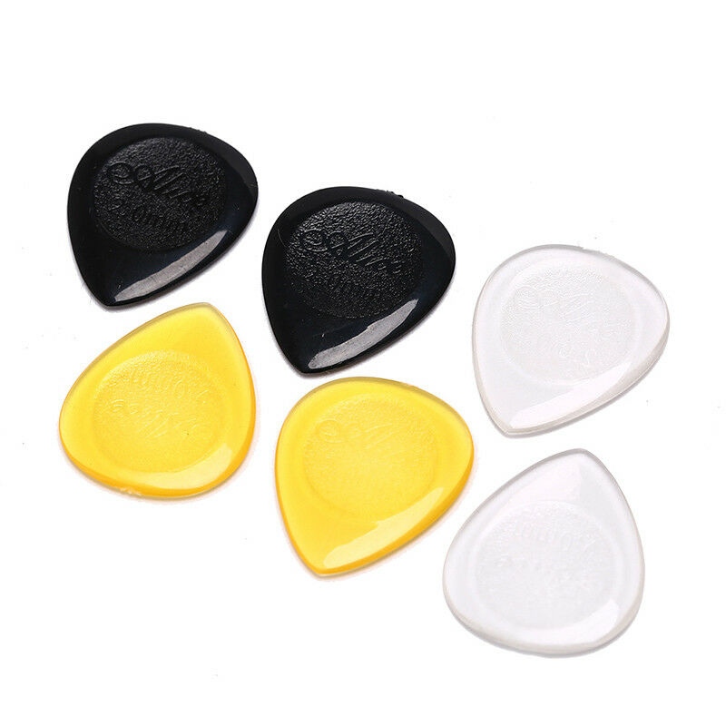 6pcs durable guitar picks for acoustic electric guitar bass clear plectrum JR