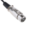 3Pin XLR Female to 2 RCA Male Plug Splitter Audio Adapter Cable Cord 1.5 Meter