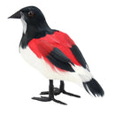 Artificial Feather Foam Birds Butcherbird W/ Claw Outdoor Garden Tree Decor