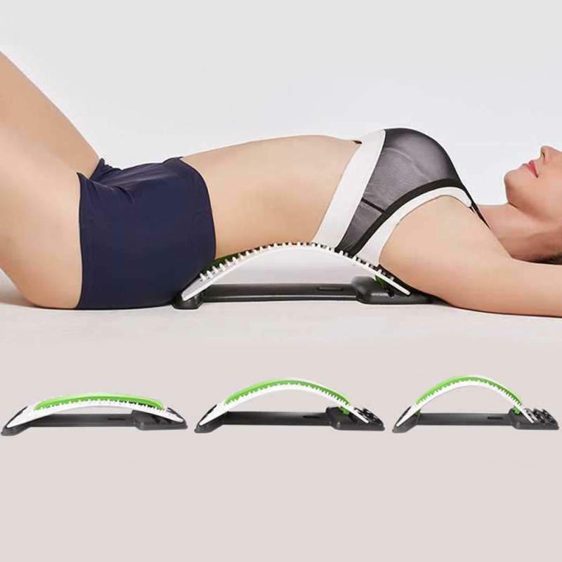 Magic Back Support Stretcher Lower Lumbar Massage Spine Pain Relief Chir ECZ