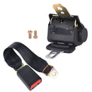 2 Point Retractable Seat Belt Safety Lap Strap Buckle Adjust Security Auto Car