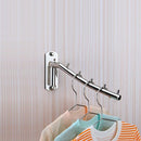 Wall-Mounted Hanger Stainless Steel Swing Arm Wall Hanger Heavy Duty Dry Co