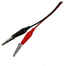 2 Pcs Red Black Banana Plugs to Alligator Clips Probe Test Cable 1M