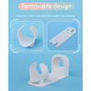 ABS Wall Mounted Electric Toothbrush Holder for Bathroom 50x43x100mm
