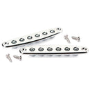 2pcs Guitar String Mounting Ferrules Bushings Metal Chrome Bass Guitar Parts