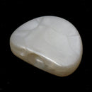 6x White Tuning Key Tuner Button Knob Semicircle Shape For Acoustic Guitar