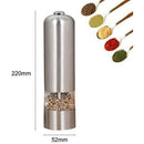 2 Pcs Set Electric Pepper Grinder or Salt Grinder Automatic Battery Operate