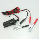 New 12V Battery Clip-on Cigarette Lighter Power Socket Adaptor Car Van Accessory
