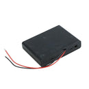 Spring Clip 6x1.5V AA Battery Holder Storage Case ON/OFF Switch with Cap O5U8