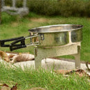 Folding 3 Leg Alcohol Burner Stove Stand Rack Bracket C1F5 Camping BBQ Cook U2Z3