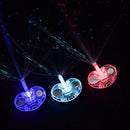 5PCS LED Shining Glow Hair Braid Flash Fiber Hairpin Clip Luminous Headba%!
