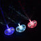 5PCS LED Shining Glow Hair Braid Flash Fiber Hairpin Clip Luminous Headba%!