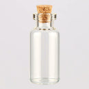 50 pcs Mini Empty Clear Glass Bottle W/ Cork Small Tiny Vials Jars Clear